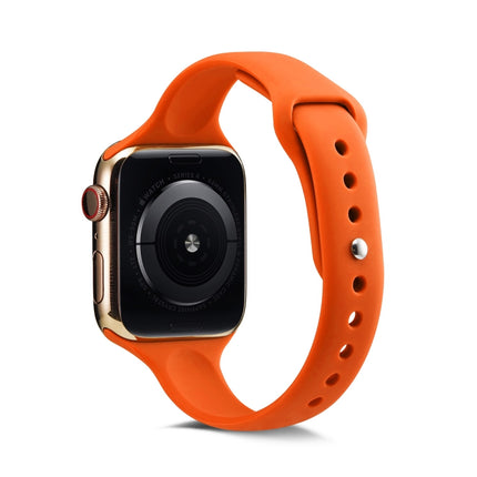 Thin Silicone Replacement Wrist Strap Watchband, For Apple Watch 5/4 44mm & 3/2/1 42mm, For Apple Watch 5/4 40mm & 3/2/1 38mm