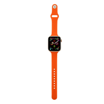 Thin Silicone Replacement Wrist Strap Watchband, For Apple Watch 5/4 44mm & 3/2/1 42mm, For Apple Watch 5/4 40mm & 3/2/1 38mm