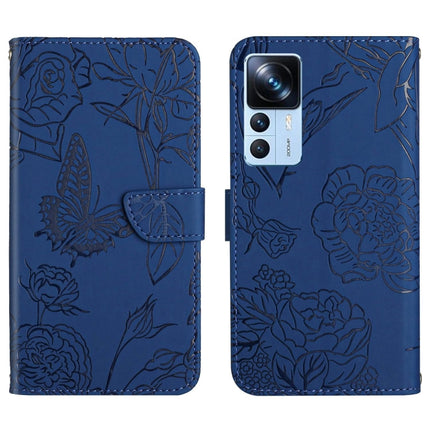 HT03 Skin Feel Butterfly Embossed Flip Leather Phone Case, For Xiaomi Poco M5 4G/5G/M4 5G, For Xiaomi Poco M5s, For Xiaomi Redmi A1, For Xiaomi Redmi K50 Ultra/12T/12T Pro