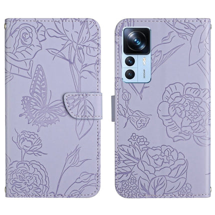 HT03 Skin Feel Butterfly Embossed Flip Leather Phone Case, For Xiaomi Poco M5 4G/5G/M4 5G, For Xiaomi Poco M5s, For Xiaomi Redmi A1, For Xiaomi Redmi K50 Ultra/12T/12T Pro