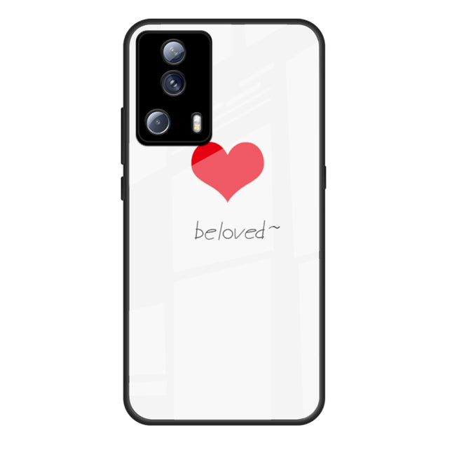 Colorful Painted Glass Phone Case, For Xiaomi Civi 2, For Xiaomi Redmi A1 4G