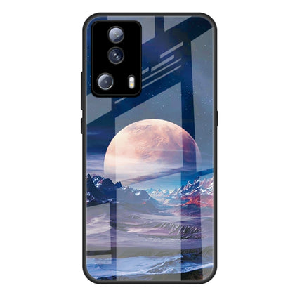 Colorful Painted Glass Phone Case, For Xiaomi Civi 2, For Xiaomi Redmi A1 4G