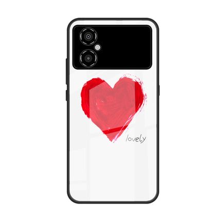 Colorful Painted Glass Phone Case, For Xiaomi Poco M4
