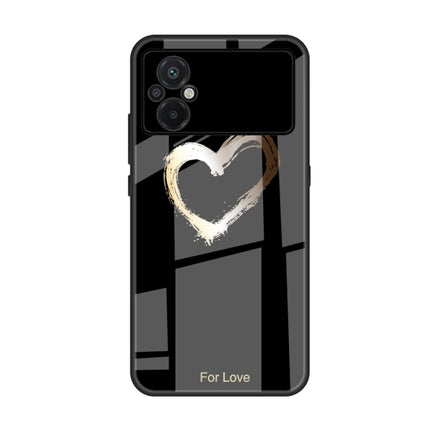 Colorful Painted Glass Phone Case, For Xiaomi Poco M5