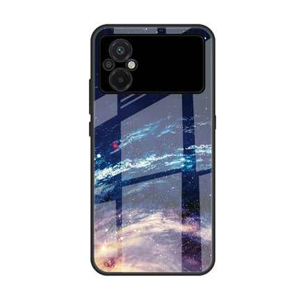 Colorful Painted Glass Phone Case, For Xiaomi Poco M5