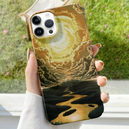 Varnishing Water Stick PC Phone Case, For iPhone 13 Pro Max, For iPhone 12, For iPhone 12 Pro