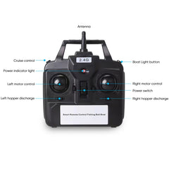 D12C Multi-function Intelligent Remote Control Nest Ship Fishing Bait Boat, D12C
