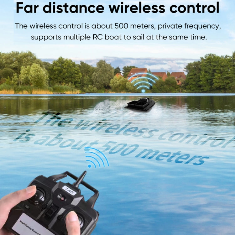 D12C Multi-function Intelligent Remote Control Nest Ship Fishing Bait Boat, D12C
