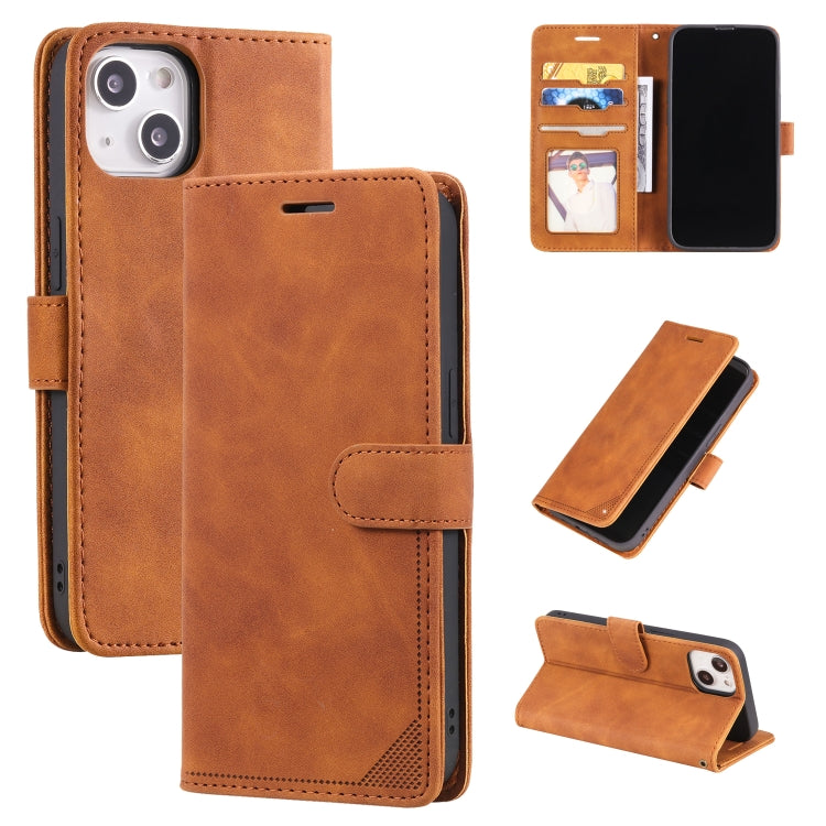 Skin Feel Anti-theft Brush Horizontal Flip Leather Phone Case, For iPhone 14, For iPhone 14 Plus, For iPhone 14 Pro, For iPhone 14 Pro Max