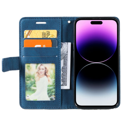 Skin Feel Splicing Leather Phone Case, For iPhone 14 Pro Max, For iPhone 14 Pro, For iPhone 14, For iPhone 14 Plus