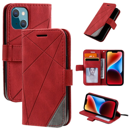 Skin Feel Splicing Leather Phone Case, For iPhone 14 Pro Max, For iPhone 14 Pro, For iPhone 14, For iPhone 14 Plus