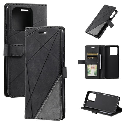 Skin Feel Splicing Leather Phone Case, For vivo Y21 2021 / Y33s, For Xiaomi Redmi 10C 4G / 10 Indian, For Xiaomi Poco M4 Pro 4G, For OPPO Find X5 Lite