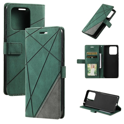 Skin Feel Splicing Leather Phone Case, For vivo Y21 2021 / Y33s, For Xiaomi Redmi 10C 4G / 10 Indian, For Xiaomi Poco M4 Pro 4G, For OPPO Find X5 Lite
