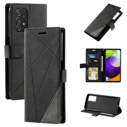 Skin Feel Splicing Leather Phone Case, For Samsung Galaxy A23 4G, For Realme C21Y, For Realme C31, For Realme C35