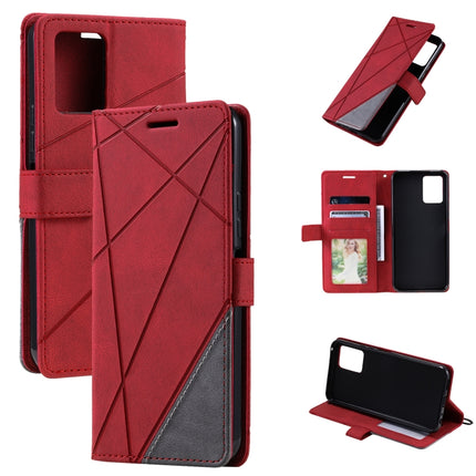 Skin Feel Splicing Leather Phone Case, For vivo Y21 2021 / Y33s, For Xiaomi Redmi 10C 4G / 10 Indian, For Xiaomi Poco M4 Pro 4G, For OPPO Find X5 Lite