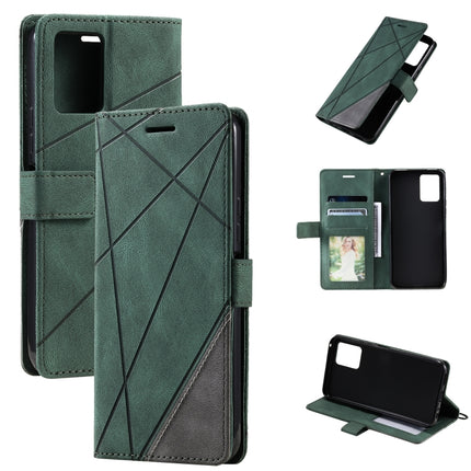 Skin Feel Splicing Leather Phone Case, For vivo Y21 2021 / Y33s, For Xiaomi Redmi 10C 4G / 10 Indian, For Xiaomi Poco M4 Pro 4G, For OPPO Find X5 Lite