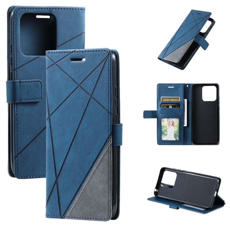 Skin Feel Splicing Leather Phone Case, For OPPO Find X5, For Xiaomi Redmi 10A, For Xiaomi Redmi 10 Prime+ 5G, For Sony Xperia 1 IV