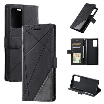 Skin Feel Splicing Leather Phone Case, For vivo Y21 2021 / Y33s, For Xiaomi Redmi 10C 4G / 10 Indian, For Xiaomi Poco M4 Pro 4G, For OPPO Find X5 Lite