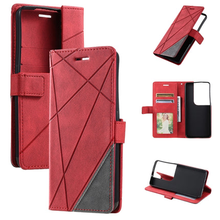 Skin Feel Splicing Leather Phone Case, For OPPO Reno8 Pro+, For OPPO Reno8 Pro, For OPPO Reno8, For Samsung Galaxy Xcover5