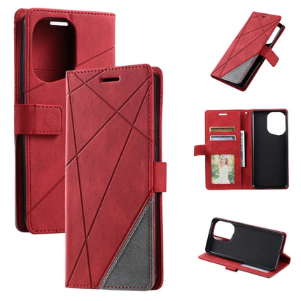Skin Feel Splicing Leather Phone Case, For OPPO Find X5, For Xiaomi Redmi 10A, For Xiaomi Redmi 10 Prime+ 5G, For Sony Xperia 1 IV
