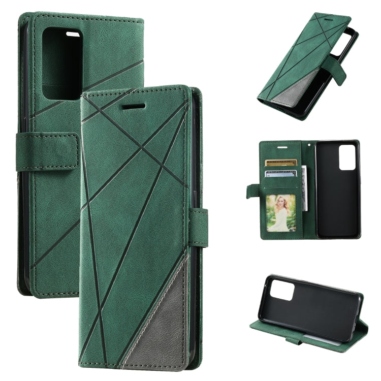 Skin Feel Splicing Leather Phone Case, For Sony Xperia 10 IV, For Xiaomi Redmi Note 11T Pro 5G, For Xiaomi Poco M4 5G, For OPPO Find X5 Pro