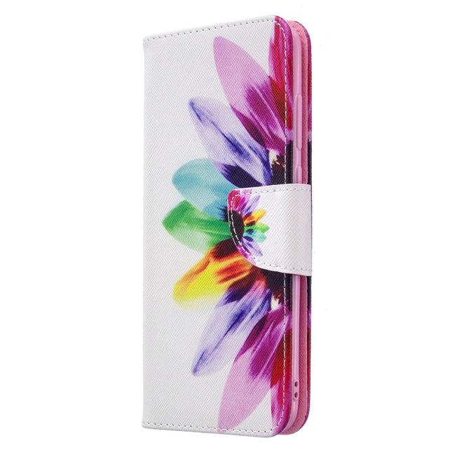 Colored Drawing Pattern Horizontal Flip Leather Case with Holder & Card Slots & Wallet, For Xiaomi Redmi Note 9S / Note 9 Pro / Note 9 Pro Max, For Huawei P40 Lite, For Huawei P40 Lite E, For Galaxy A11