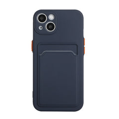 Card Slot Design Shockproof TPU Phone Case, For iPhone 14, For iPhone 14 Plus