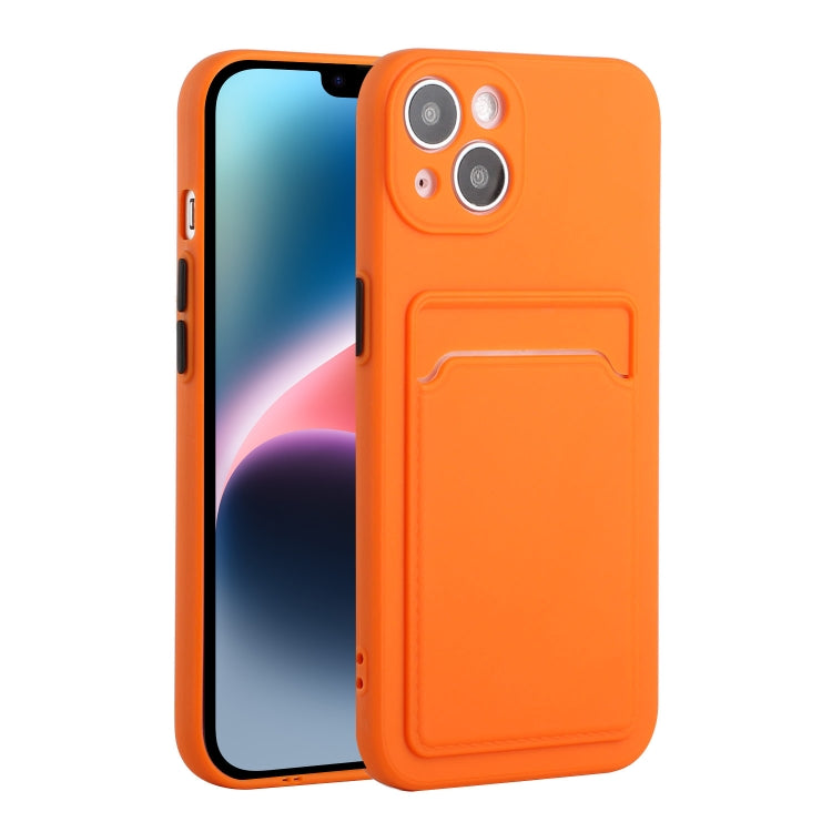 Card Slot Design Shockproof TPU Phone Case, For iPhone 14, For iPhone 14 Plus