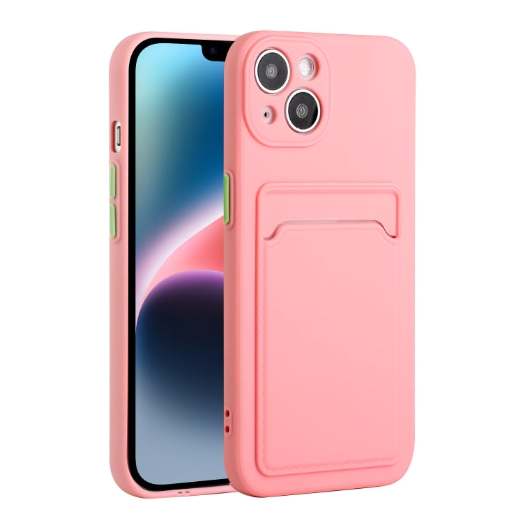 Card Slot Design Shockproof TPU Phone Case, For iPhone 14, For iPhone 14 Plus