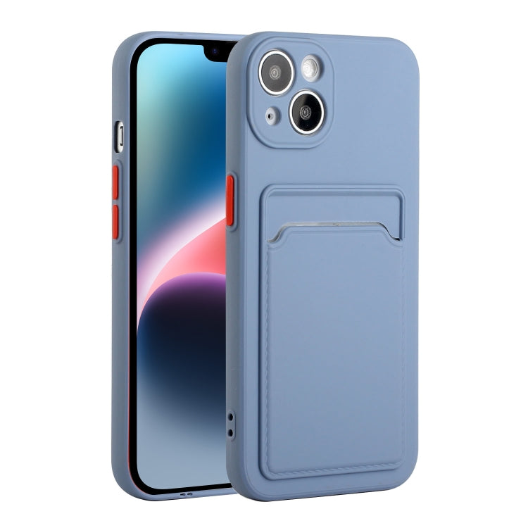 Card Slot Design Shockproof TPU Phone Case, For iPhone 14, For iPhone 14 Plus