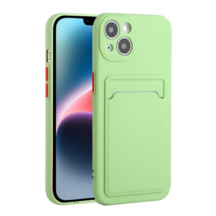 Card Slot Design Shockproof TPU Phone Case, For iPhone 14, For iPhone 14 Plus