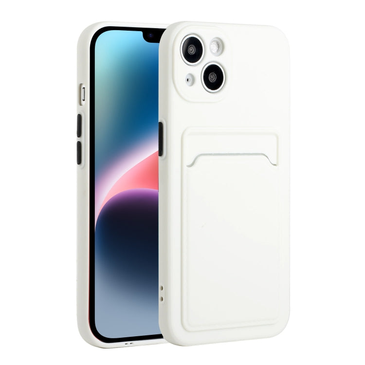 Card Slot Design Shockproof TPU Phone Case, For iPhone 14, For iPhone 14 Plus