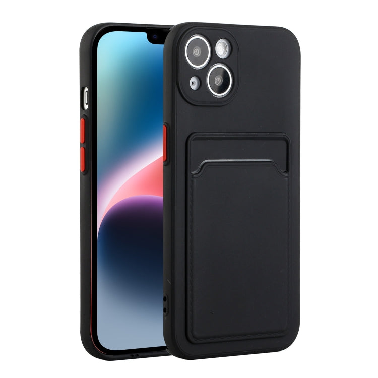 Card Slot Design Shockproof TPU Phone Case, For iPhone 14, For iPhone 14 Plus