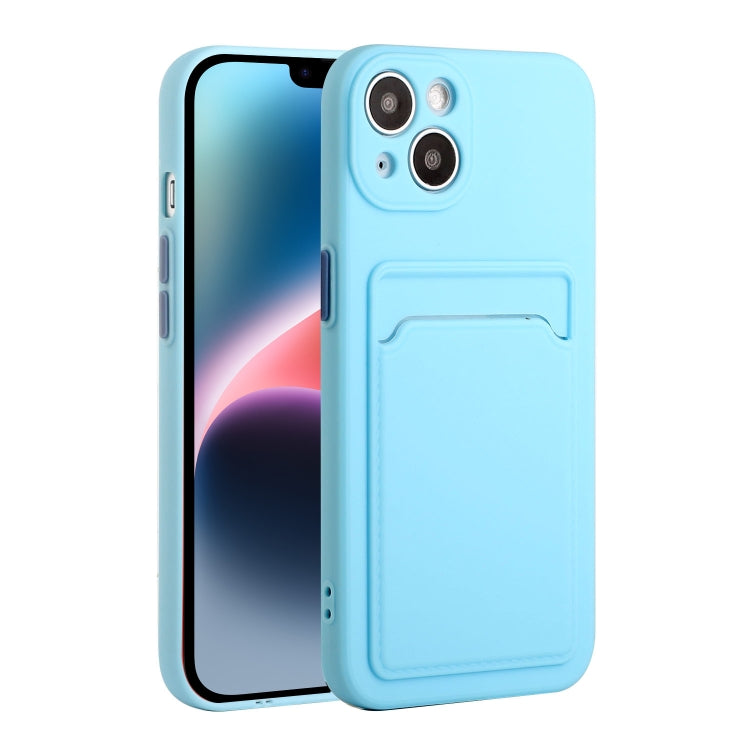Card Slot Design Shockproof TPU Phone Case, For iPhone 14, For iPhone 14 Plus