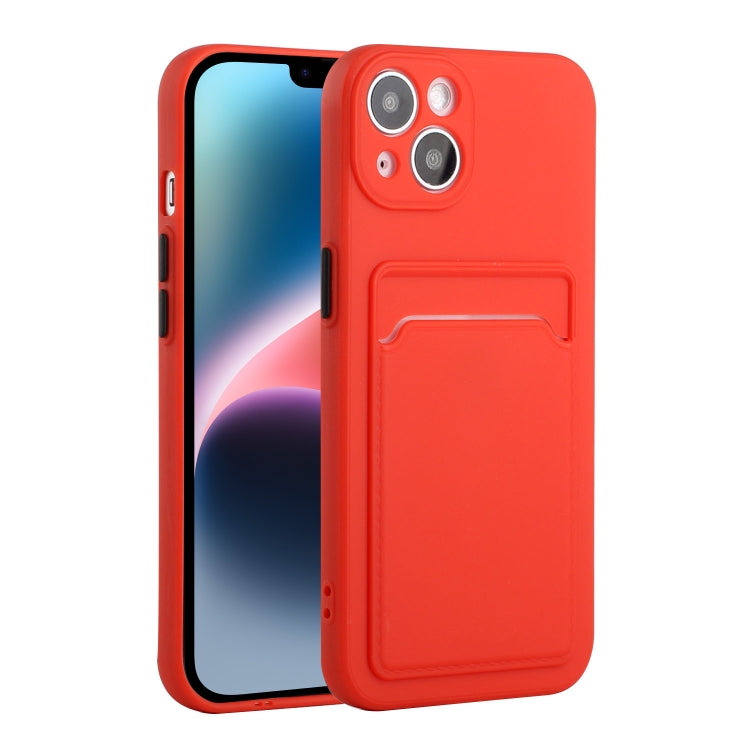 Card Slot Design Shockproof TPU Phone Case, For iPhone 14, For iPhone 14 Plus