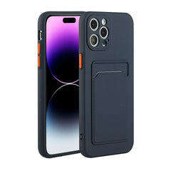Card Slot Design Shockproof TPU Phone Case, For iPhone 14 Pro, For iPhone 14 Pro Max