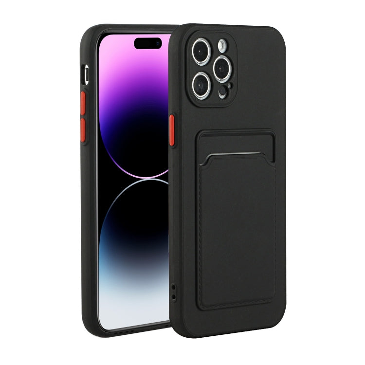 Card Slot Design Shockproof TPU Phone Case, For iPhone 14 Pro, For iPhone 14 Pro Max