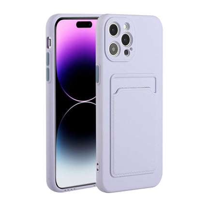Card Slot Design Shockproof TPU Phone Case, For iPhone 14 Pro, For iPhone 14 Pro Max