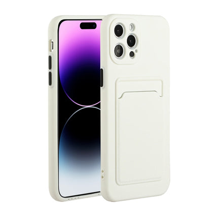 Card Slot Design Shockproof TPU Phone Case, For iPhone 14 Pro, For iPhone 14 Pro Max