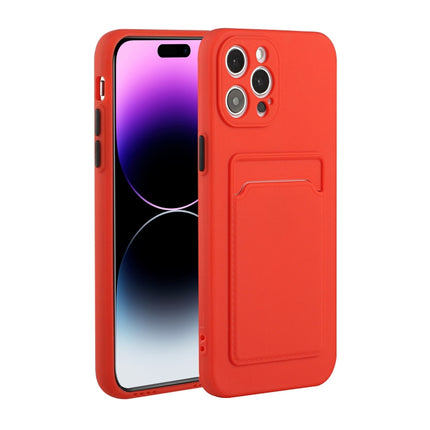 Card Slot Design Shockproof TPU Phone Case, For iPhone 14 Pro, For iPhone 14 Pro Max