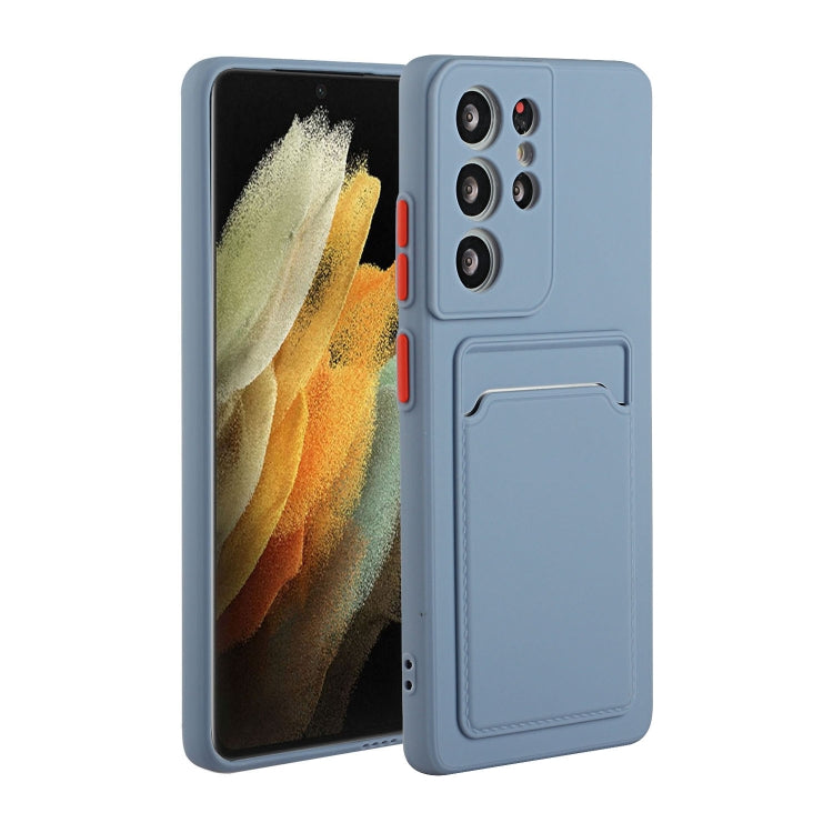 Card Slot Design Shockproof TPU Phone Case, For Samsung Galaxy S22 Ultra 5G, For Samsung Galaxy S21 FE 5G