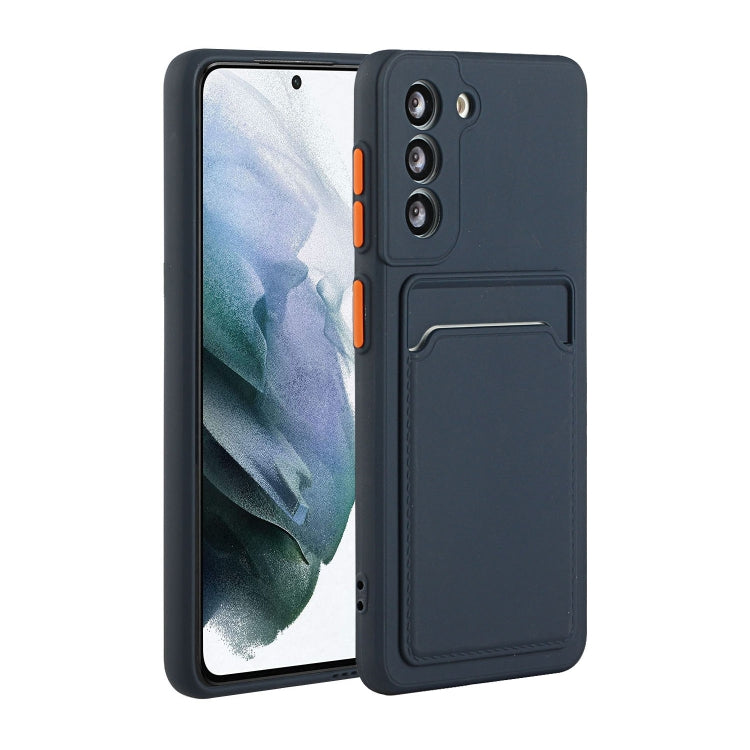 Card Slot Design Shockproof TPU Phone Case, For Samsung Galaxy S22 Ultra 5G, For Samsung Galaxy S21 FE 5G