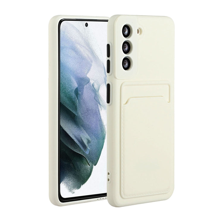 Card Slot Design Shockproof TPU Phone Case, For Samsung Galaxy S22 Ultra 5G, For Samsung Galaxy S21 FE 5G