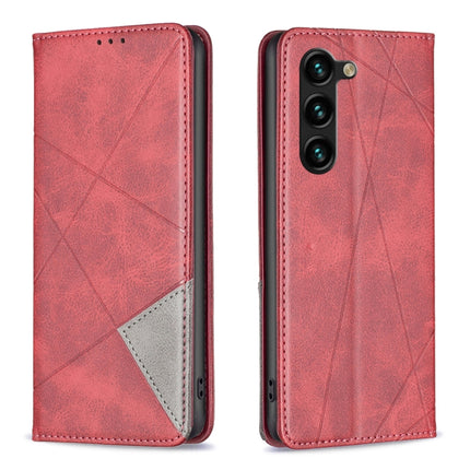 Prismatic Invisible Magnetic Leather Phone Case, For Samsung Galaxy A14 5G, For Samsung Galaxy S23+ 5G, For Samsung Galaxy S23 Ultra 5G, For Samsung Galaxy S23 5G