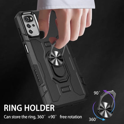 Ring Holder Armor Hybrid Phone Case, For Motorola Moto G22, For Motorola Moto G Stylus 2021, For OPPO A57 5G, For Realme C30 4G