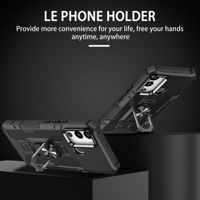 Ring Holder Armor Hybrid Phone Case, For Infinix Hot 12i, For Infinix Hot 12 Play, For Honor X7, For Honor X8