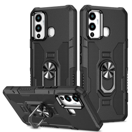 Ring Holder Armor Hybrid Phone Case, For Infinix Hot 12i, For Infinix Hot 12 Play, For Honor X7, For Honor X8