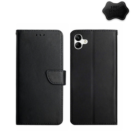 Genuine Leather Fingerprint-proof Flip Phone Case, For Samsung Galaxy A04 4G, For Samsung Galaxy A04s, For Samsung Galaxy A23 5G JP Version, For Samsung Galaxy A23e/A23s, For Sony Xperia 5 IV, For vivo X80 Lite/V25 5G, For Honor 70 Pro/70 Pro+         ...