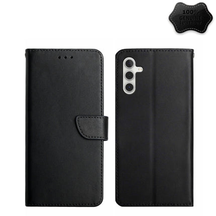 Genuine Leather Fingerprint-proof Flip Phone Case, For Samsung Galaxy A04 4G, For Samsung Galaxy A04s, For Samsung Galaxy A23 5G JP Version, For Samsung Galaxy A23e/A23s, For Sony Xperia 5 IV, For vivo X80 Lite/V25 5G, For Honor 70 Pro/70 Pro+         ...