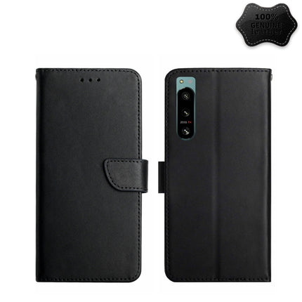 Genuine Leather Fingerprint-proof Flip Phone Case, For Samsung Galaxy A04 4G, For Samsung Galaxy A04s, For Samsung Galaxy A23 5G JP Version, For Samsung Galaxy A23e/A23s, For Sony Xperia 5 IV, For vivo X80 Lite/V25 5G, For Honor 70 Pro/70 Pro+         ...